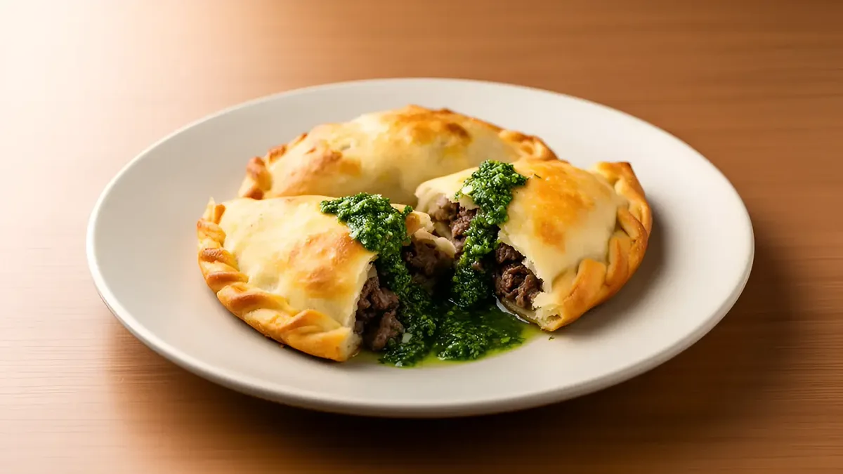 Baked beef empanadas