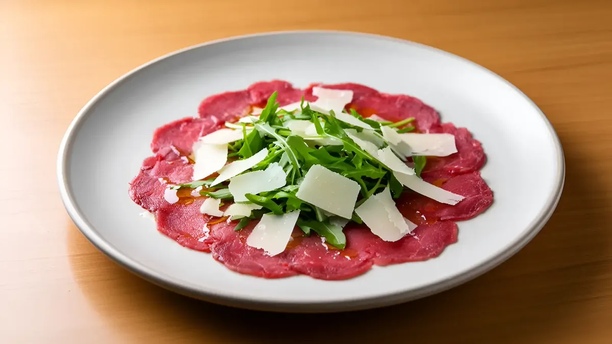 Beef carpaccio