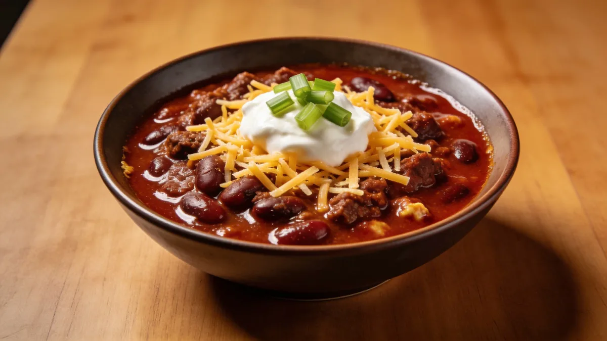 Beef chili