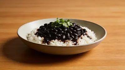 Black beans with rice