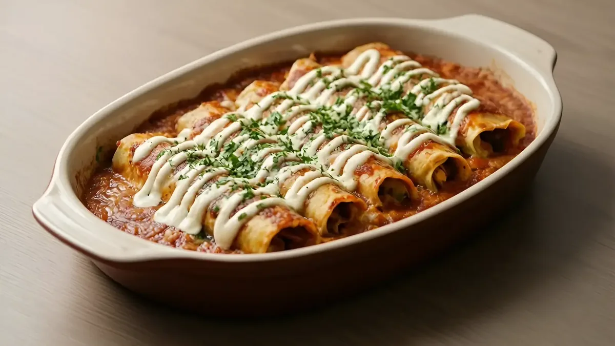 Chicken enchiladas