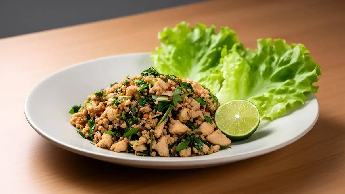 Chicken larb