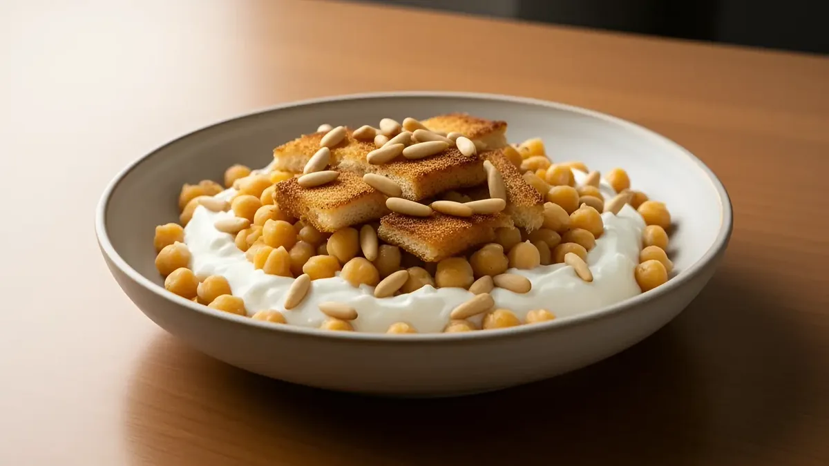 Chickpea fatteh