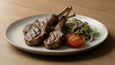 Grilled lamb chops