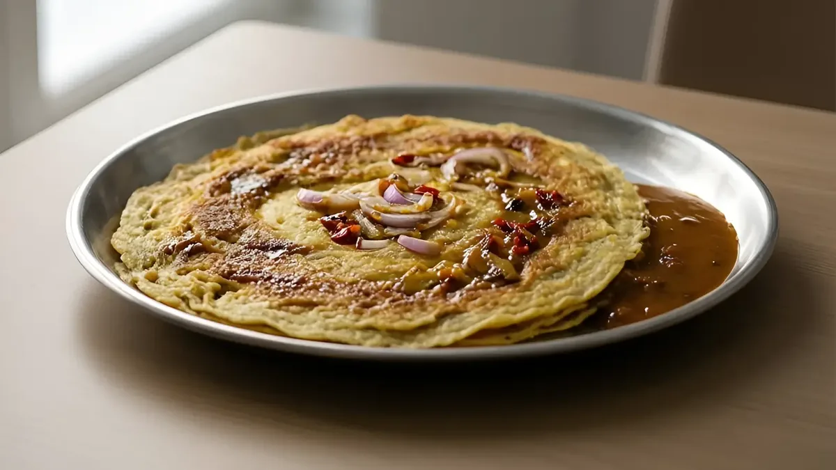 Onion uttapam