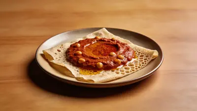 Shiro with injera