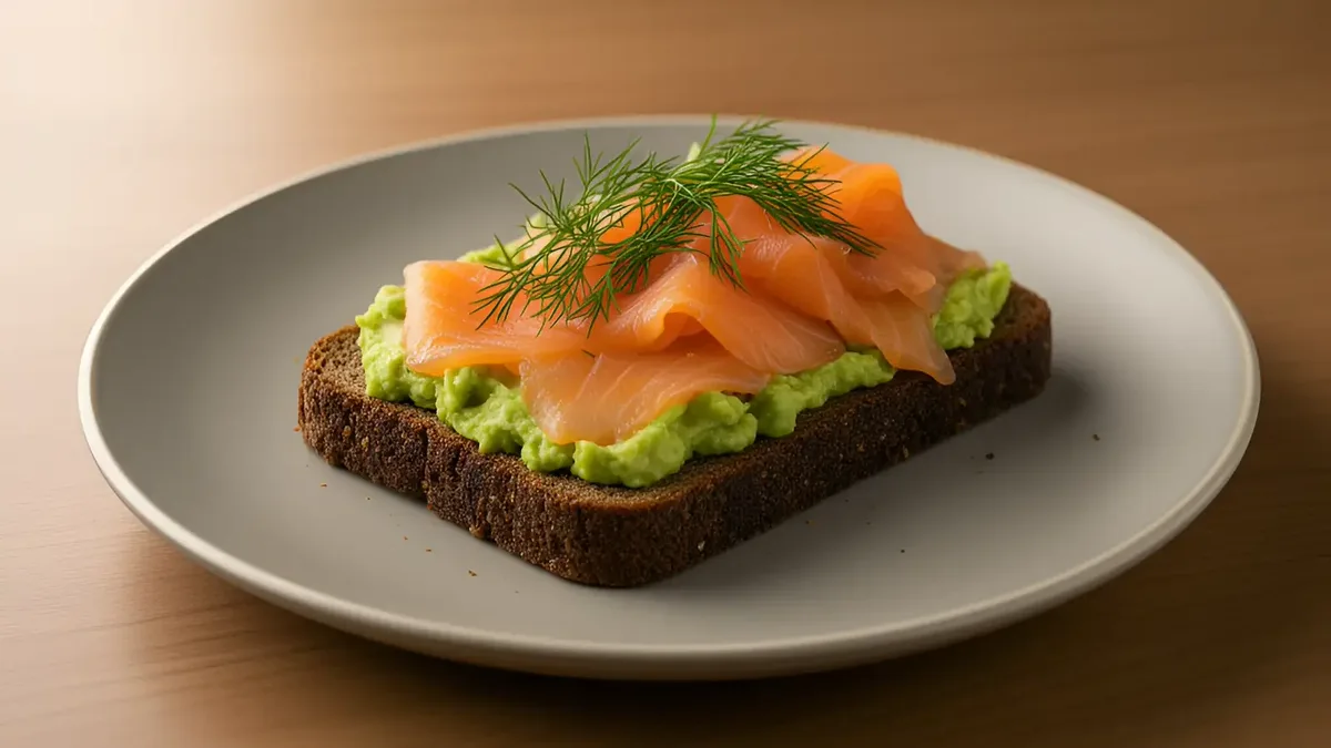 Smoked salmon & avocado toast